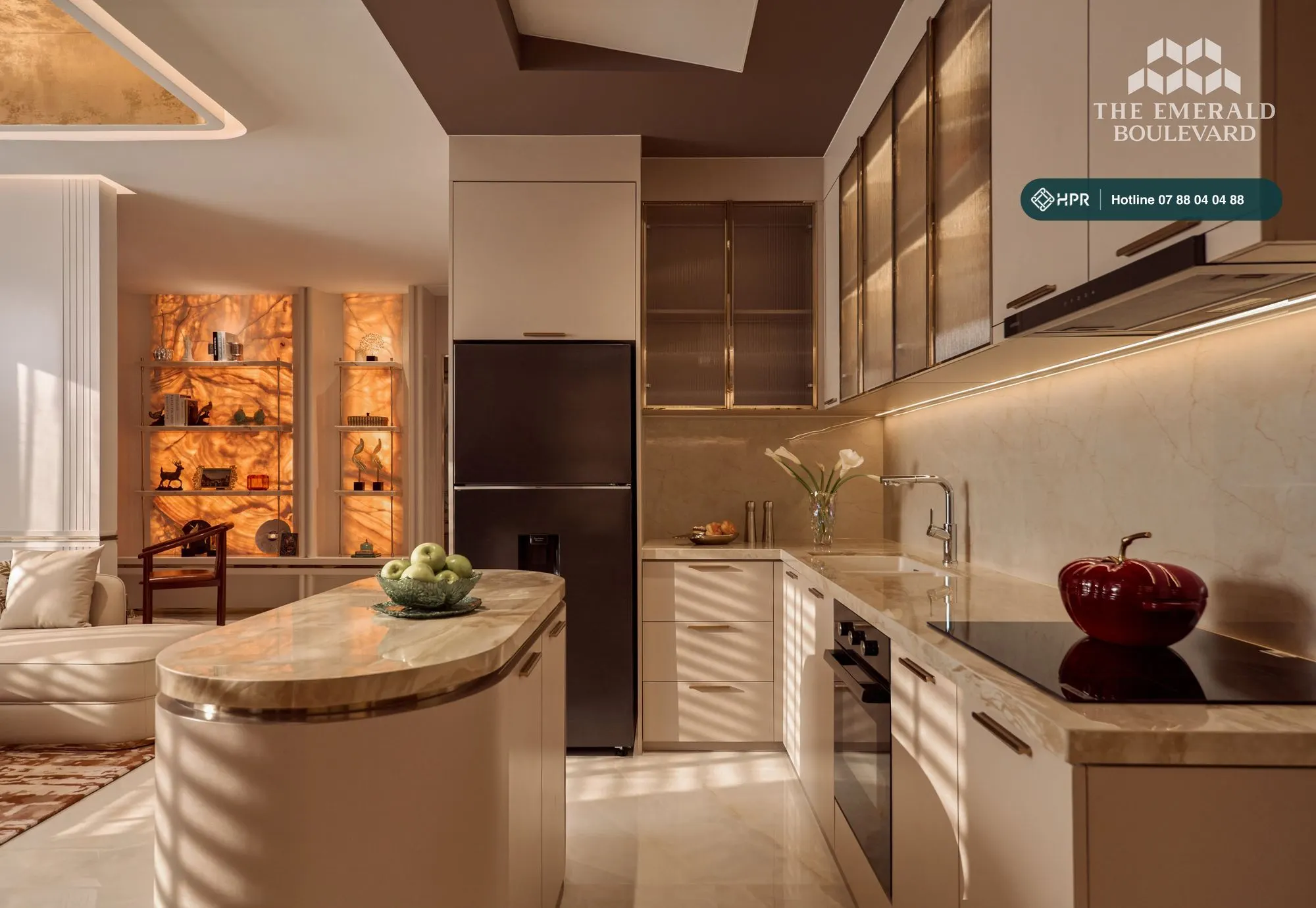Nhà mẫu 3PN — bếp chữ L